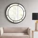 Olliix by Martha Stewart Katonah Black Round Framed Décor Wall Mirror-3