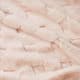 Olliix by Madison Park Claire Luxury Basketweave Blush Faux Fur Throw-1
