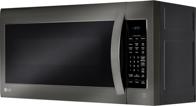 LG 2.0 Cu. Ft. Black Stainless Steel Over the Range Microwave - Clearance Model-3
