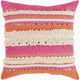 Surya Temara Bright Pink 18"x18" Pillow Shell with Down Insert-0