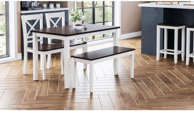 Jofran Inc. Asbury Park 4-Piece Autumn/White Dining Set-3