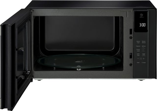 Lg Neochef 1 5 Cu Ft Black Stainless Steel Countertop Microwave