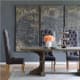 A & B Home 3-Piece Black/Cream Decorative Wall Panel Set-2