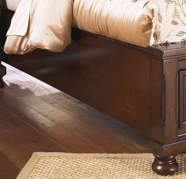 Millennium By Ashley Porter Rustic Brown California King Sleigh Rails B697 95