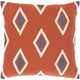 Surya Zulu Rust 20"x20" Pillow Shell with Polyester Insert-0