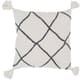 Surya Braith Cream/Charcoal 18"x18" Pillow Shell-0