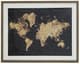 A & B Home Black/Gold Farnell Wall Art-1