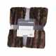 Olliix by Madison Park Duke1 Brown Long Fur Throw-2