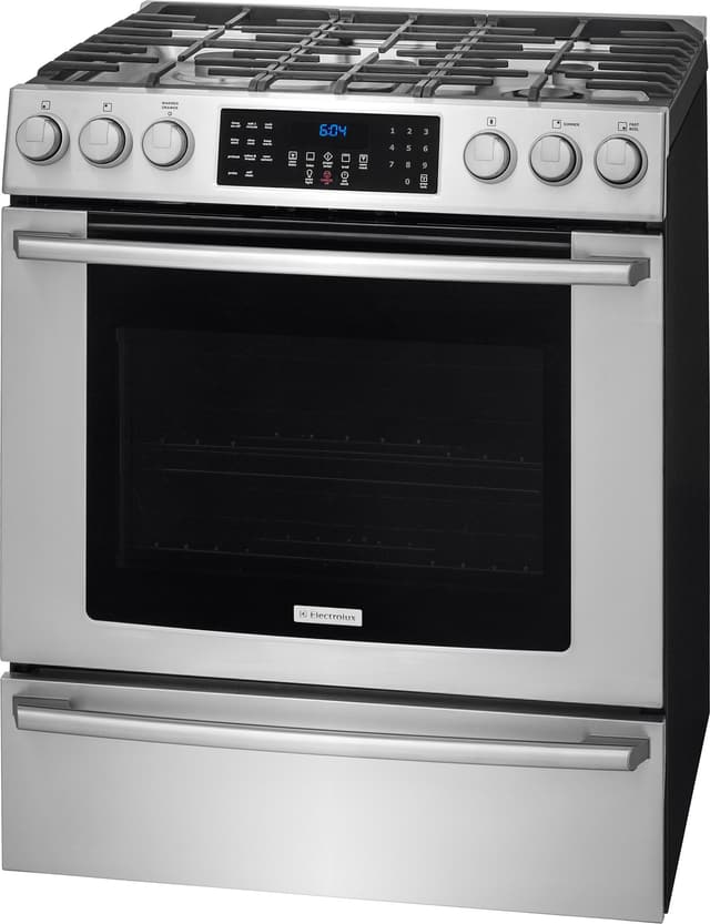 Electrolux 30" Stainless Steel Slide In Gas Range-1