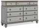 Flexsteel® Plymouth 3pc Distressed King Poster Bedroom Set P19502836-4