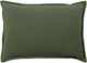 Surya Cotton Velvet Dark Green 13"x19" Pillow Shell with Polyester Insert-0