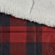 Olliix by Woolrich Linden Red Oversized Softspun Down Alternative Throw-1