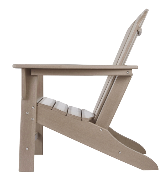 Signature Design by Ashley® Sundown Treasure Driftwood Adirondack Chair and End Table-3