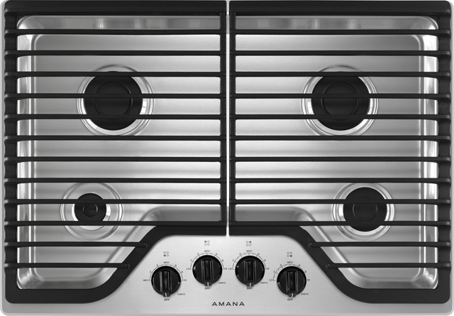 Amana 30 Stainless Steel Gas Cooktop Agc6540kfs Schultz Appliance