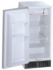 3.0 Cu. Ft. Compact Refrigerator with Push Button Defrost and Adjustable Cold Control: Stainless Steel-0