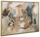 A & B Home Blue/Brown/Gold Whirlwind Wall Art-0