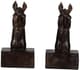 A & B Home 2-Piece Brown Horse Bookend Set-1