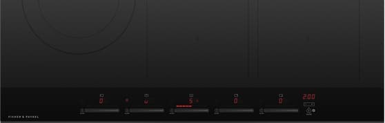 Fisher & Paykel Series 9 36" Black Glass Induction Cooktop-1
