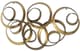 A & B Home Seretha Gold Leaf Wall Decor-0