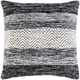 Surya Levi Black 20"x20" Toss Pillow with Down Insert-0