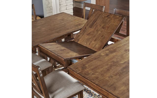 A-America® Eastwood Gather Height Trestle Table and 4 Stools-4