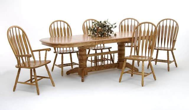 Intercon Classic Oak Collection 9 Piece Dining Set-0