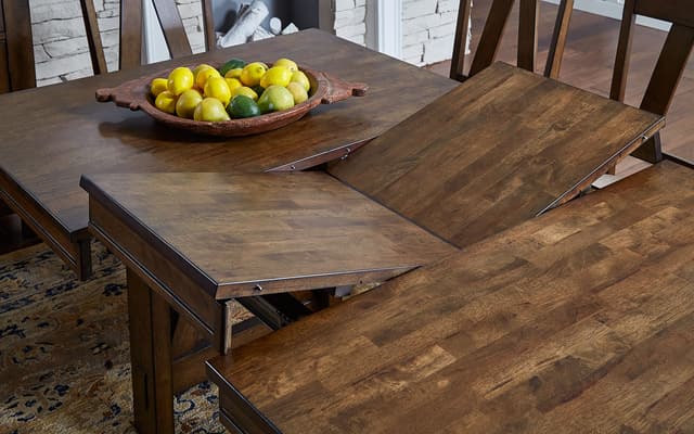A-America® Eastwood Trestle Table and 6 Chairs-4