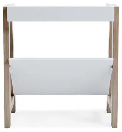 Signature Design by Ashley® Blariden White/Tan Accent Shelf-3