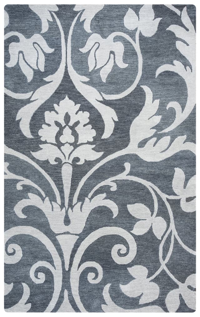 Rizzy Home Mariana Fields Ornamental Gray 5' x 8' Rug-0