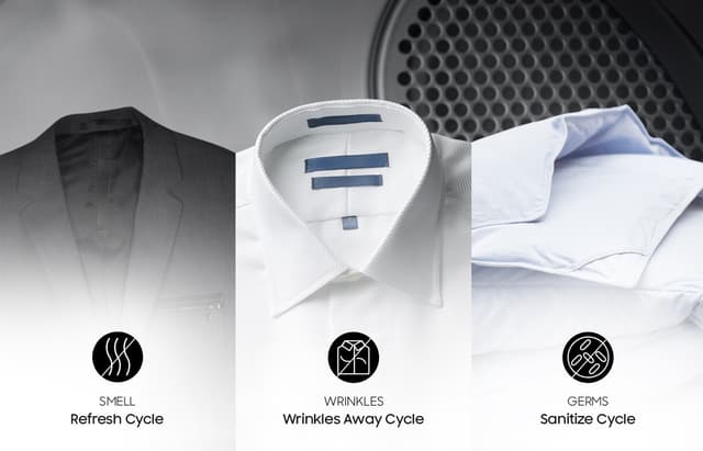 Samsung Front Load Electric Dryer-White-4