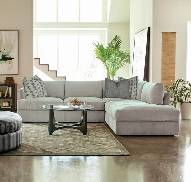 Jonathan Louis 2 Piece Leon Chaise Sectional-1