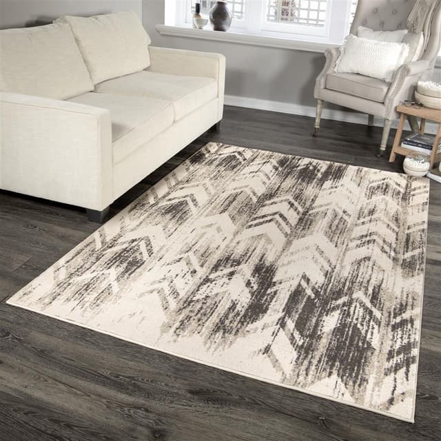 Orian Illusions Kenyon Natural 5' x 8' Rug-1