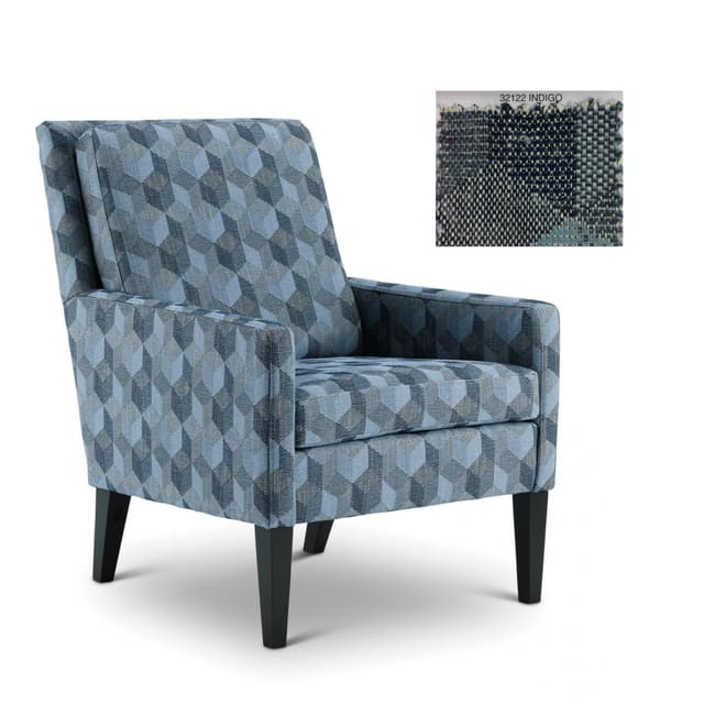 Best Home Furnishings® Leigha Indigo Stationary Chair-1