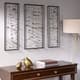 Olliix by Madison Park Signature Gold Set of 3 Clement Metal Wall Decor-1