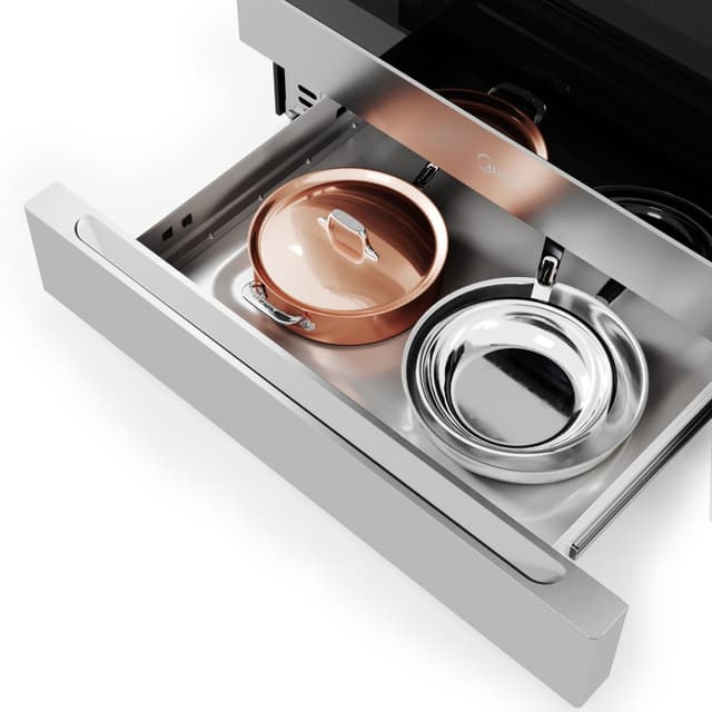Midea® 30" Stainless Steel Slide In Gas Range-3