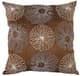 A & B Home Posie Brown Throw Pillow-0