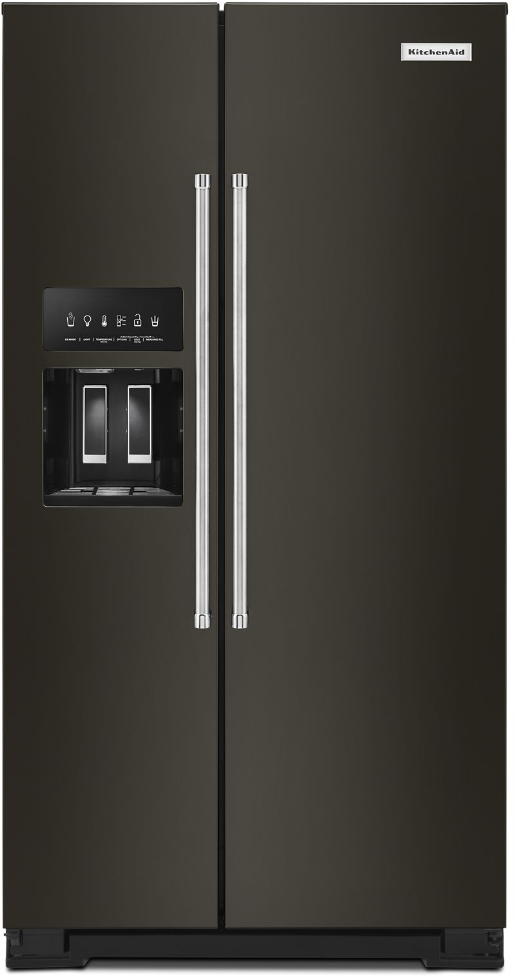 Kitchenaid 19 9 Cu Ft Black Stainless Steel With Printshield