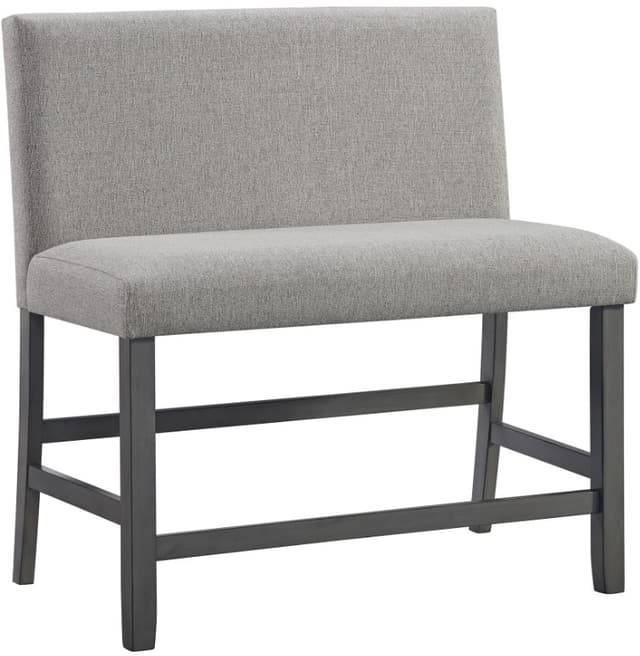 Elements International Seneca 6-Piece Grey Counter Height Dining Set-4