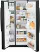 GE® 33" 23.0 Cu. Ft. Black Side-by-Side Refrigerator-4