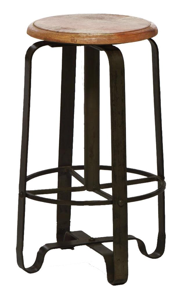 Jaipur Furniture Industrial Adjustable Height Stool-1