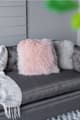A & B Home Pink 16" Throw Pillow-4