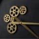 A & B Home Black Gear Clock-3