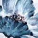 A & B Home Malone Blue/White Square Framed Floral Wall Art-3