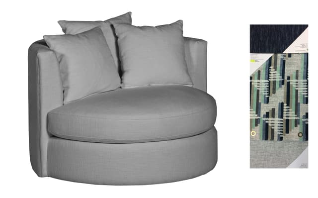 Jonathan Louis Roundabout Swivel Chair-0