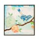 Olliix by Intelligent Design Blooming Florals 2 Piece Set Blue Gel Coat Deco Box-3