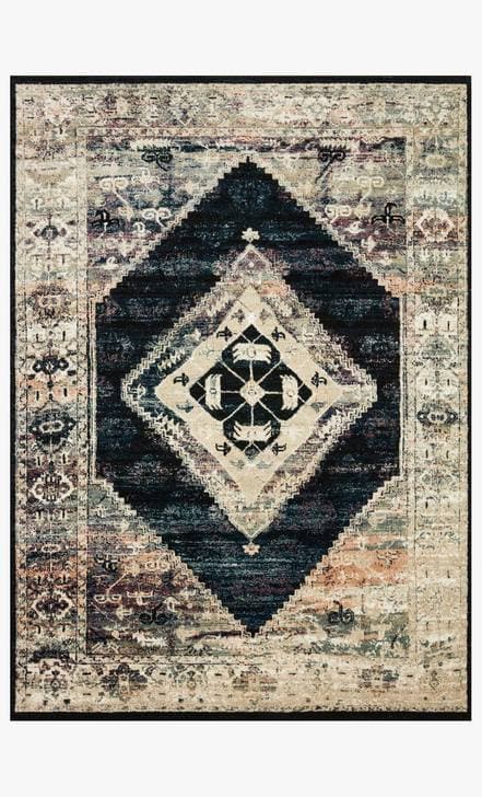 Loloi® Rugs Jasmine Ink / Multi 5" x 8" Rug-0