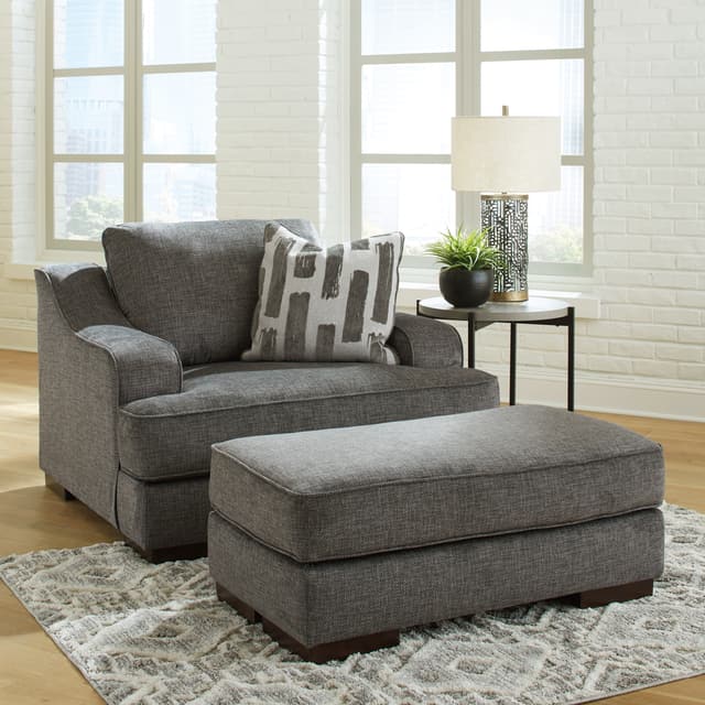 Signature Design by Ashley® Lessinger Pewter Chair & 1/2-0