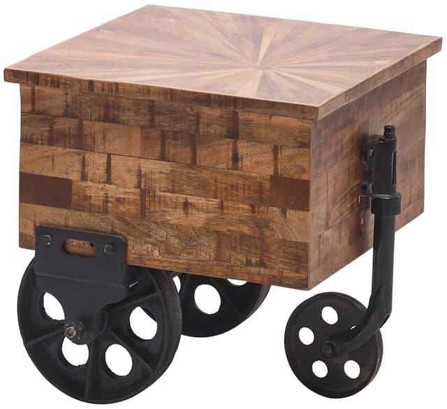 Jaipur Furniture Cayley Factory Cart Lamp Table-0