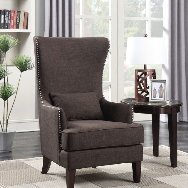 Elements International Kori Heirloom Chocolate Accent Chair Ukr