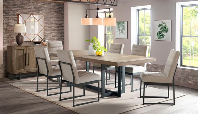 Intercon 7 Piece Eden Dune Dining Set-0